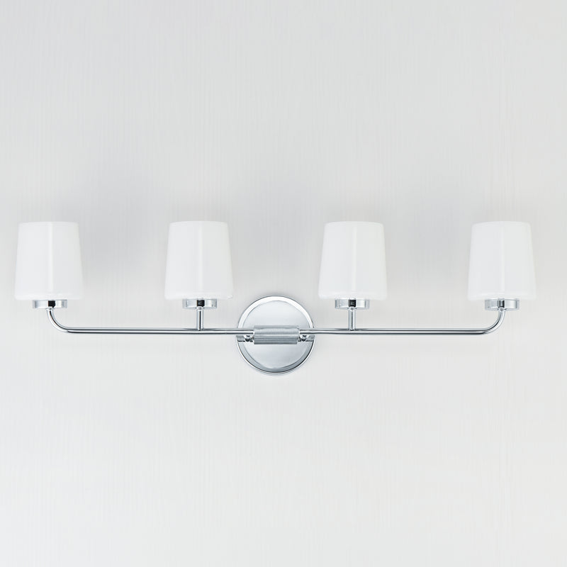 Maxim 12694WTPC Durham 4 Light Bath Vanity | Polished Chrome