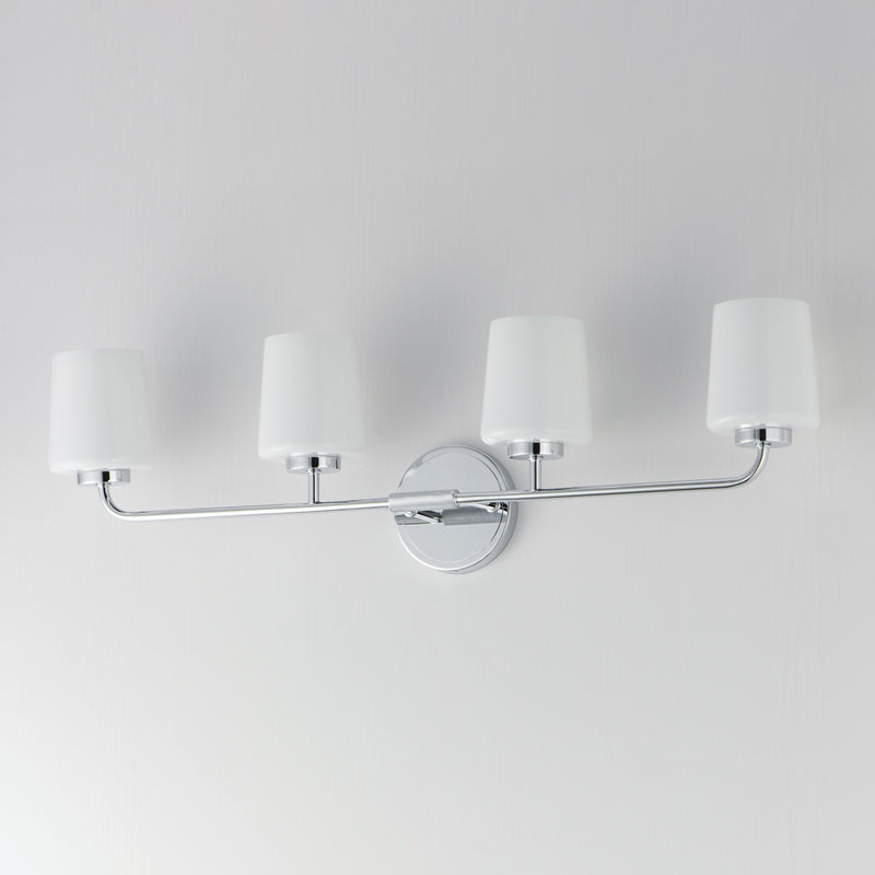 Maxim 12694WTPC Durham 4 Light Bath Vanity | Polished Chrome