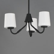 Maxim 12695WTBK Durham 3 Light Chandelier | Black