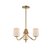 Maxim 12695WTNAB Durham 3 Light Chandelier | Natural Aged Brass