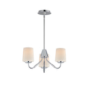 Maxim 12695WTPC Durham 3 Light Chandelier | Polished Chrome