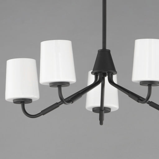 Maxim 12696WTBK Durham 5 Light Chandelier | Black