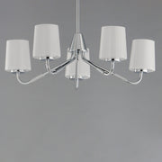 Maxim 12696WTPC Durham 5 Light Chandelier | Polished Chrome