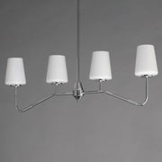 Maxim 12697WTPC Durham 4 Light Linear Chandelier | Polished Chrome