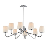 Maxim 12698WTPC Durham 8 Light Chandelier | Polished Chrome