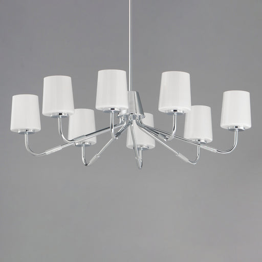 Maxim 12698WTPC Durham 8 Light Chandelier | Polished Chrome