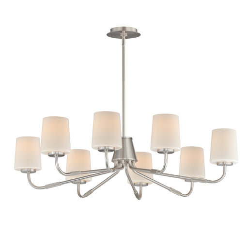 Maxim 12698WTSN Durham 8 Light Chandelier | Satin Nickel