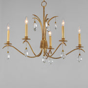 Maxim 12745CHGL Eden 5 Light Chandelier | Charcoal Gold Leaf