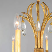 Maxim 12748CHGL Eden 8 Light Chandelier | Charcoal Gold Leaf