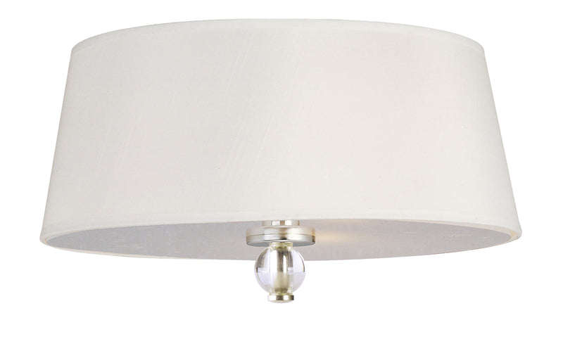 Maxim 12751WTPN Rondo 3 Light Flush Mount | Polished Nickel