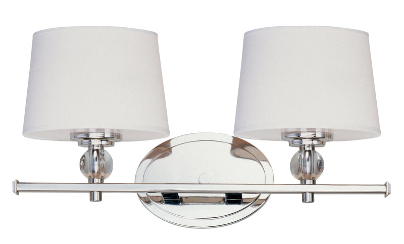 Maxim 12762WTPN Rondo 2 Light Bath Vanity | Polished Nickel