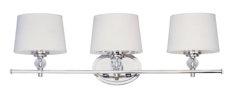 Maxim 12763WTPN Rondo 3 Light Bath Vanity | Polished Nickel