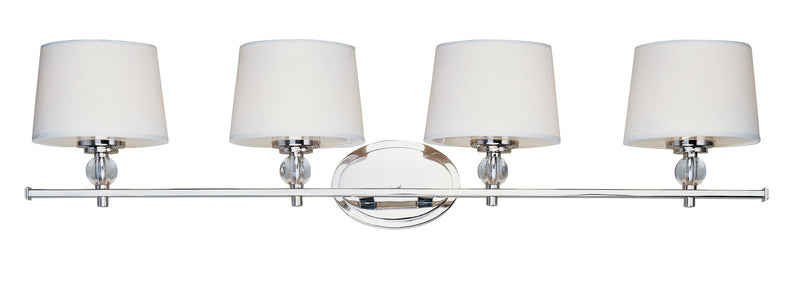 Maxim 12764WTPN Rondo 4 Light Bath Vanity | Polished Nickel