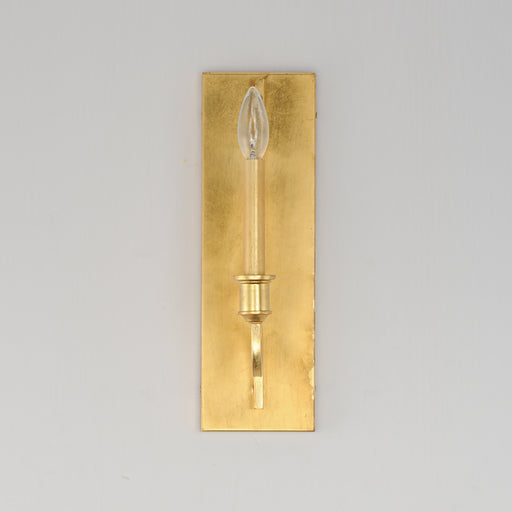 Maxim 12781GL Normandy 1 Light Sconce | Gold Leaf