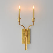 Maxim 12782GL Normandy 2 Light Sconce | Gold Leaf