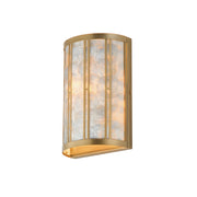 Maxim 12800CZNAB Miramar 1 Light Wall Sconce | Capiz / Natural Aged Brass