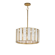 Maxim 12803CZNAB Miramar 3 Light Pendant | Capiz / Natural Aged Brass