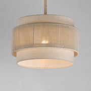 Maxim 12811OFNAB Seacliff 14" 1 Light Pendant | Natural Aged Brass