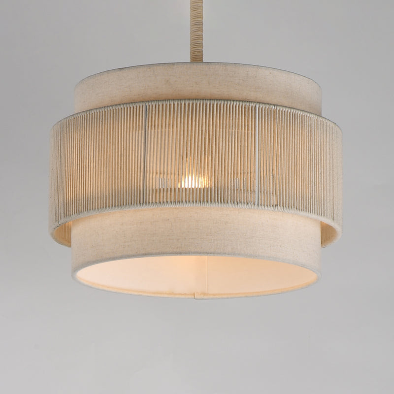 Maxim 12811OFNAB Seacliff 14" 1 Light Pendant | Natural Aged Brass