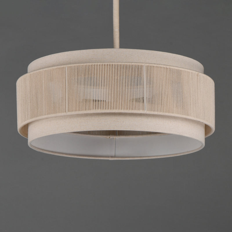 Maxim 12813OFNAB Seacliff 20" 3 Light Pendant | Natural Aged Brass