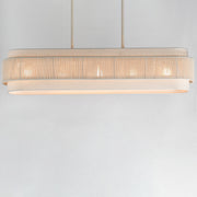 Maxim 12815OFNAB Seacliff 5 Light Linear Chandelier | Natural Aged Brass