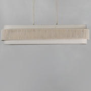 Maxim 12815OFNAB Seacliff 5 Light Linear Chandelier | Natural Aged Brass
