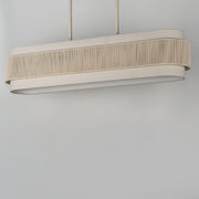Maxim 12815OFNAB Seacliff 5 Light Linear Chandelier | Natural Aged Brass