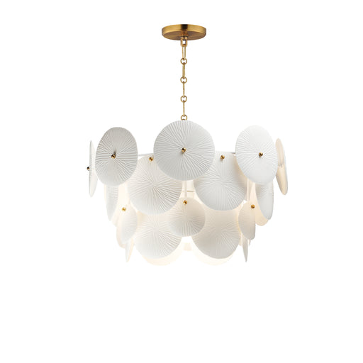 Maxim 12824WTNAB Isla 4 Light Pendant | Natural Aged Brass