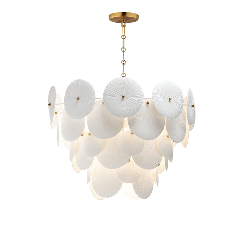 Maxim 12825WTNAB Isla 5 Light Pendant | Natural Aged Brass