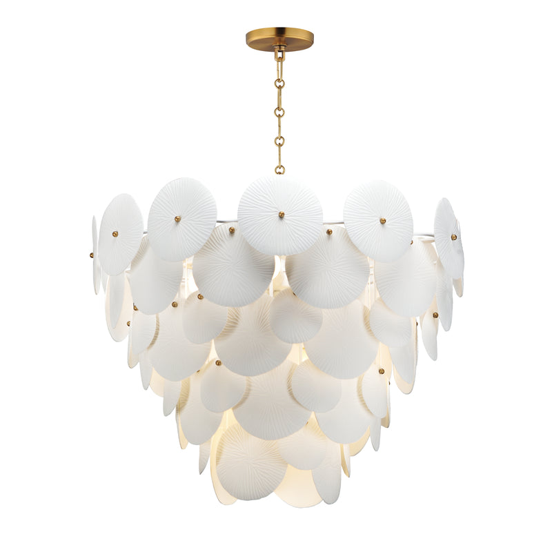 Maxim 12827WTNAB Isla 8 Light Pendant | Natural Aged Brass