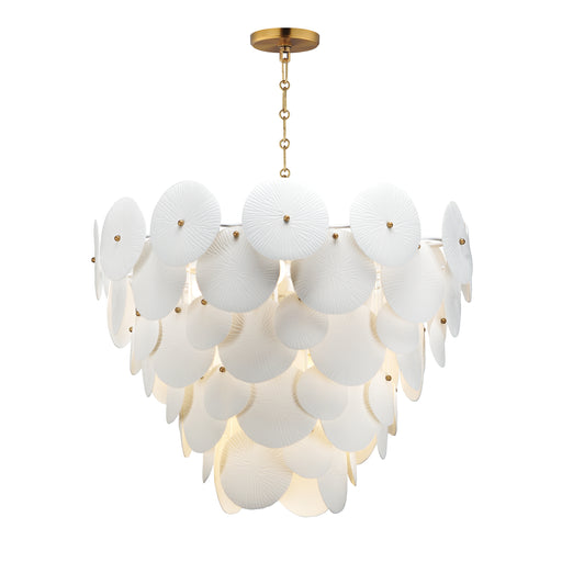Maxim 12827WTNAB Isla 8 Light Pendant | Natural Aged Brass