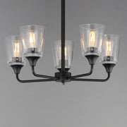 Maxim 12875CLBK Hudson 5 Light Chandelier | Black