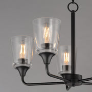 Maxim 12875CLBK Hudson 5 Light Chandelier | Black