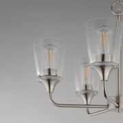 Maxim 12875CLSN Hudson 5 Light Chandelier | Satin Nickel