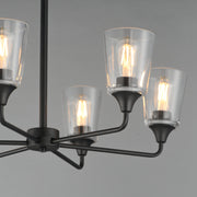 Maxim 12876CLBK Hudson 6 Light Chandelier | Black