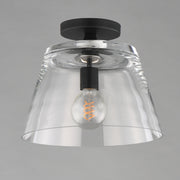Maxim 12880CLBK Hudson 1 Light Semi Flush Mount/Pendant | Black
