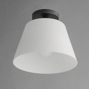 Maxim 12880SWBK Hudson 1 Light Semi Flush Mount/Pendant | Black