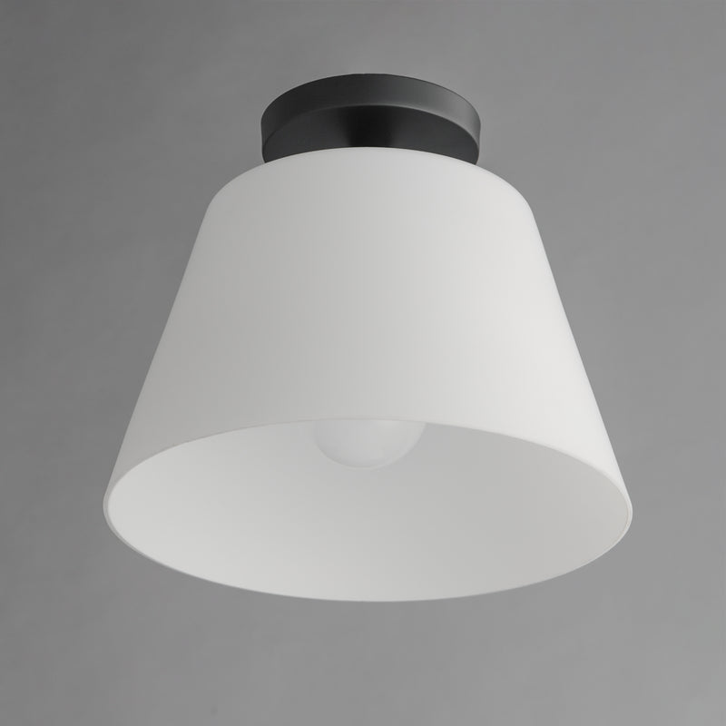 Maxim 12880SWBK Hudson 1 Light Semi Flush Mount/Pendant | Black