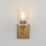 Maxim 12881CLNAB Hudson 1 Light Sconce | Natural Aged Brass