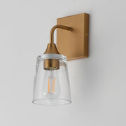 Maxim 12881CLNAB Hudson 1 Light Sconce | Natural Aged Brass