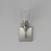 Maxim 12881CLSN Hudson 1 Light Sconce | Satin Nickel