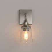 Maxim 12881CLSN Hudson 1 Light Sconce | Satin Nickel