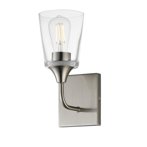 Maxim 12881CLSN Hudson 1 Light Sconce | Satin Nickel