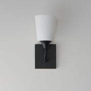 Maxim 12881SWBK Hudson 1 Light Sconce | Black