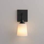 Maxim 12881SWBK Hudson 1 Light Sconce | Black