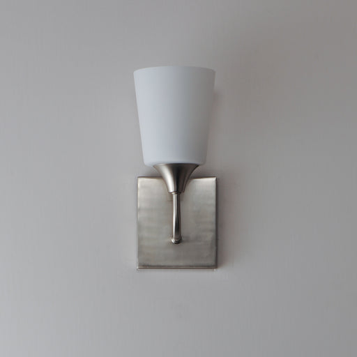 Maxim 12881SWSN Hudson 1 Light Sconce | Satin Nickel