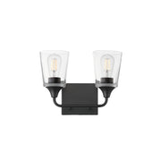 Maxim 12882CLBK Hudson 2 Light Bath Vanity | Black