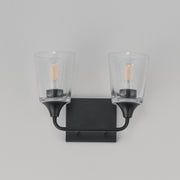 Maxim 12882CLBK Hudson 2 Light Bath Vanity | Black