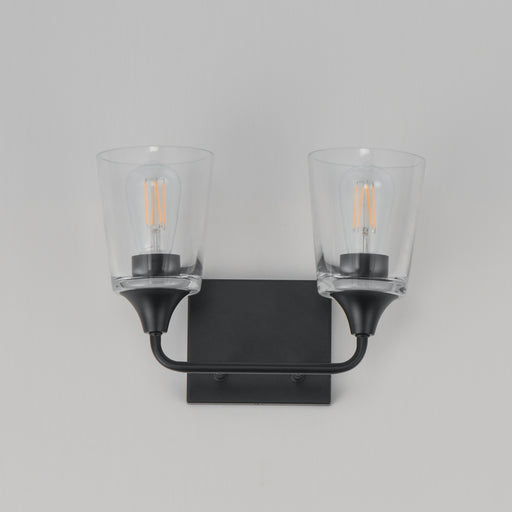 Maxim 12882CLBK Hudson 2 Light Bath Vanity | Black
