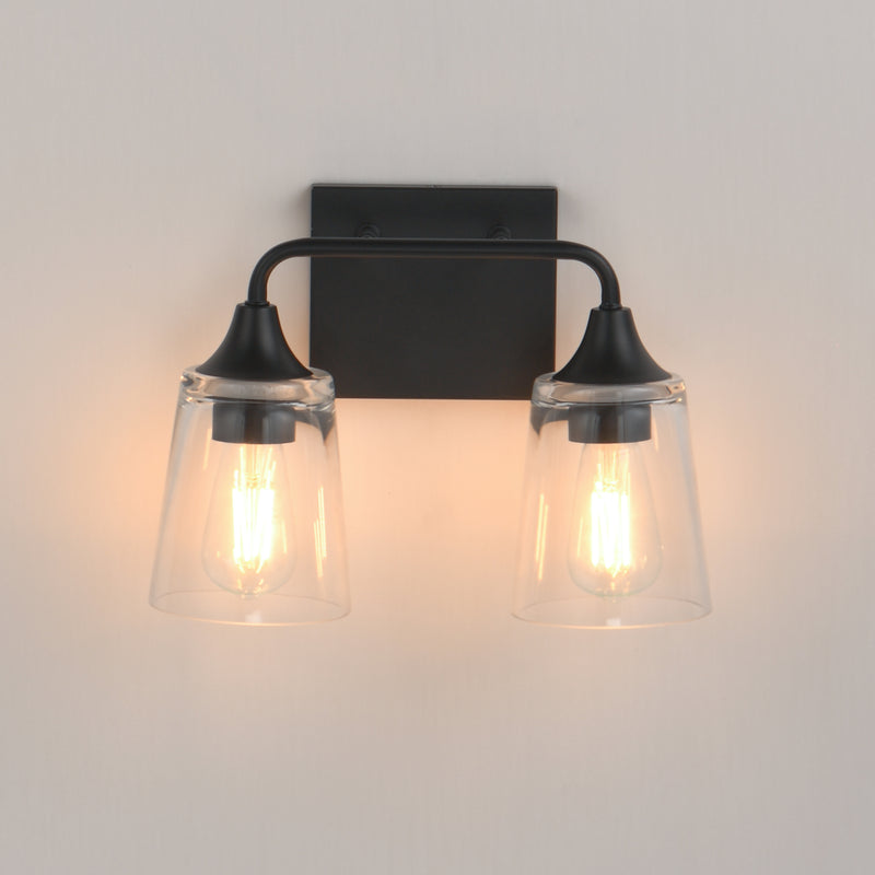 Maxim 12882CLBK Hudson 2 Light Bath Vanity | Black